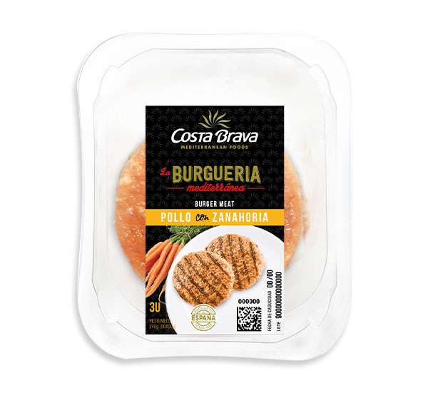 人参入り鶏肉ハンバーグ Costa Brava Mediterranean Foods